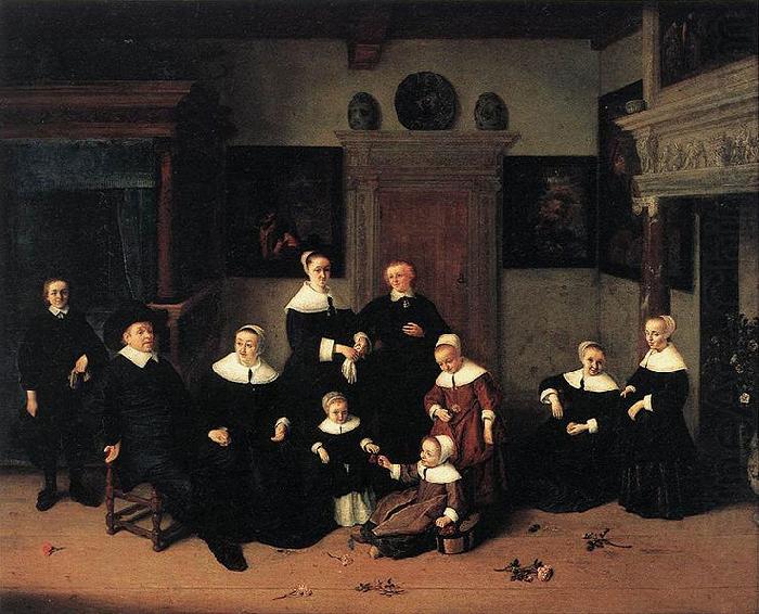 Adriaen van ostade Family portrait. oil painting picture
